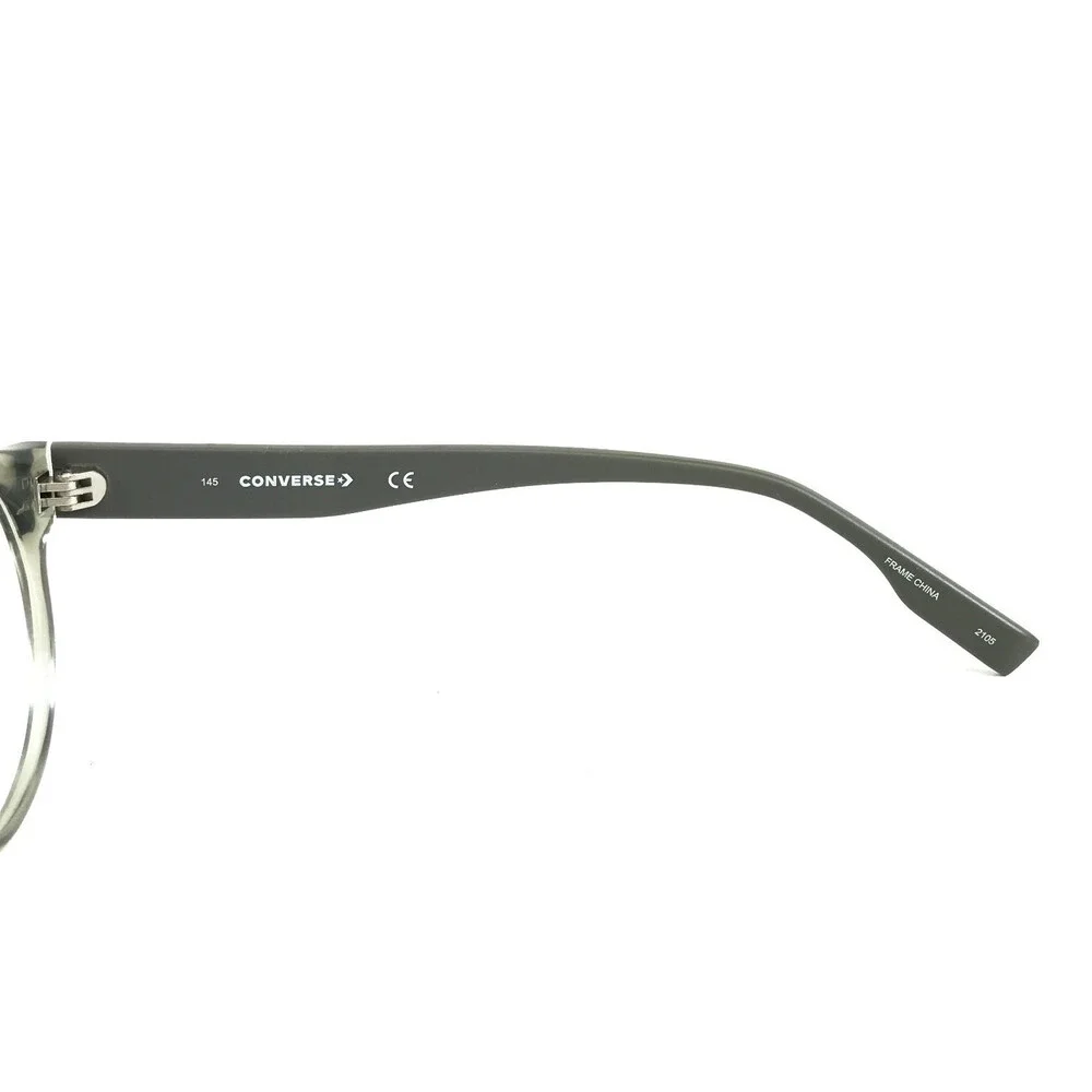 Converse Eyeglasses Frames CV5018 331 Transparent Green Round Full Rim 49-20-145